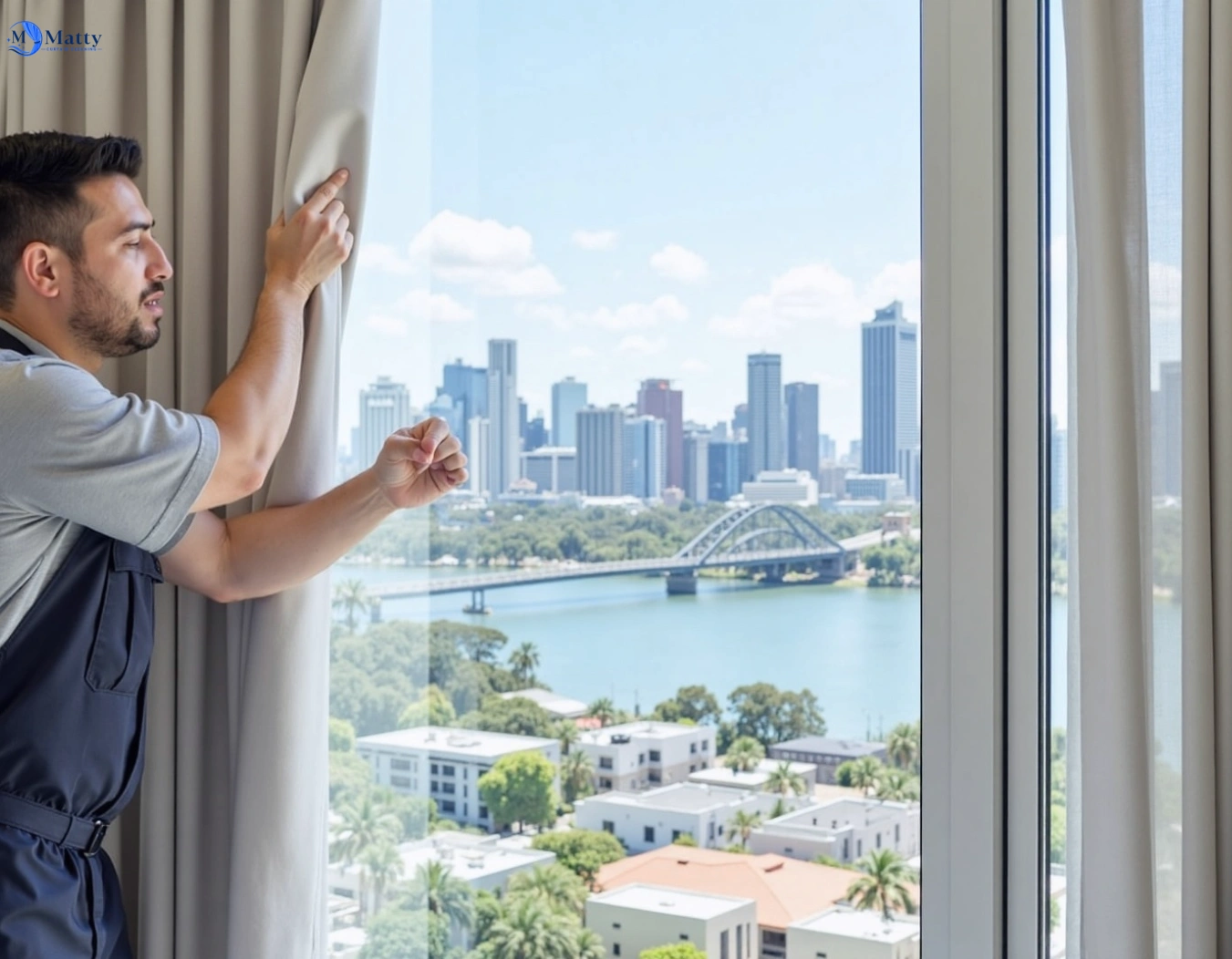 Professional curtain steam cleaning service seaforth-nsw QLD by Matty Curtain Cleaning