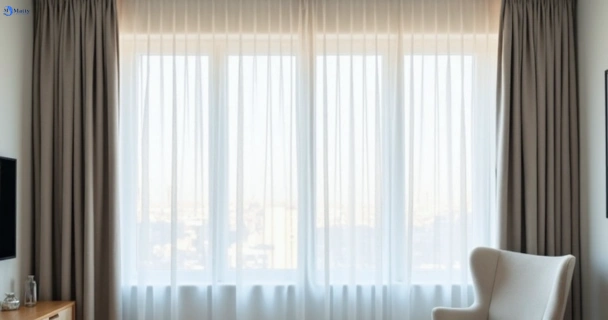 Freshly steam cleaned curtains in seaforth-nsw QLD